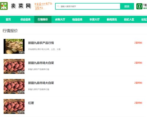 有没有较为全面的关于查询当日菜价及其他农副产品价格的网站或渠道